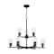 Nuvo Fixture, Chandelier, 9-Lght, Incandescent, 60W, 120V, A19, Medium Base, Width: 28.00 60/7289 - alternate 2